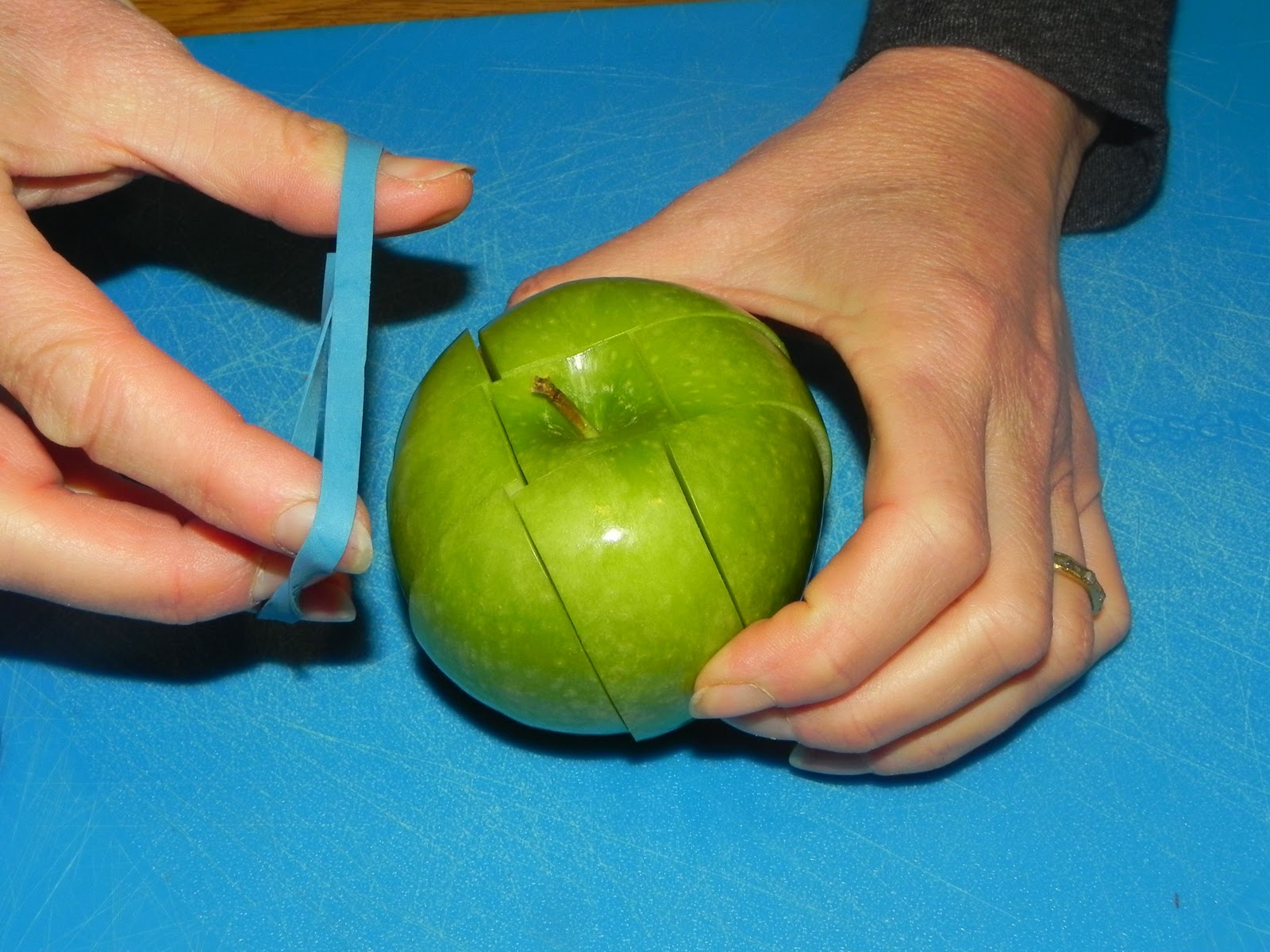 Keep a cut apple from browning